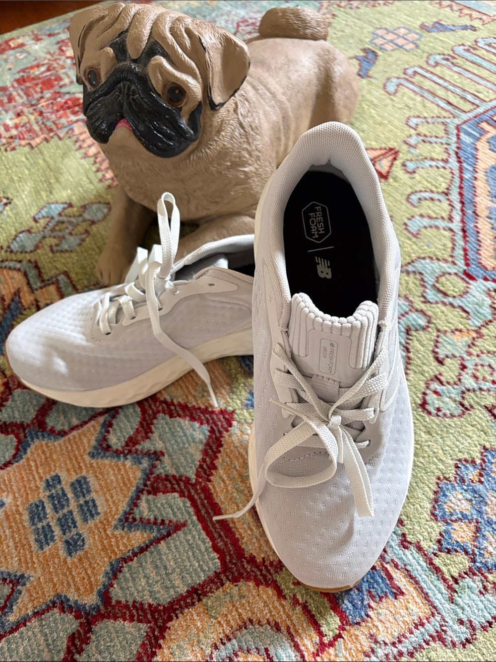 New Balance Women's White Lightweight Fresh Foam Running Shoes 81/2 NWOT